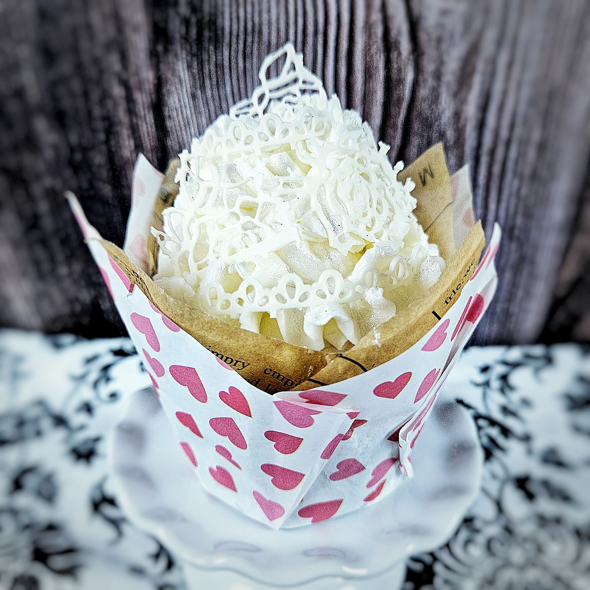 Cupcake with White Wine